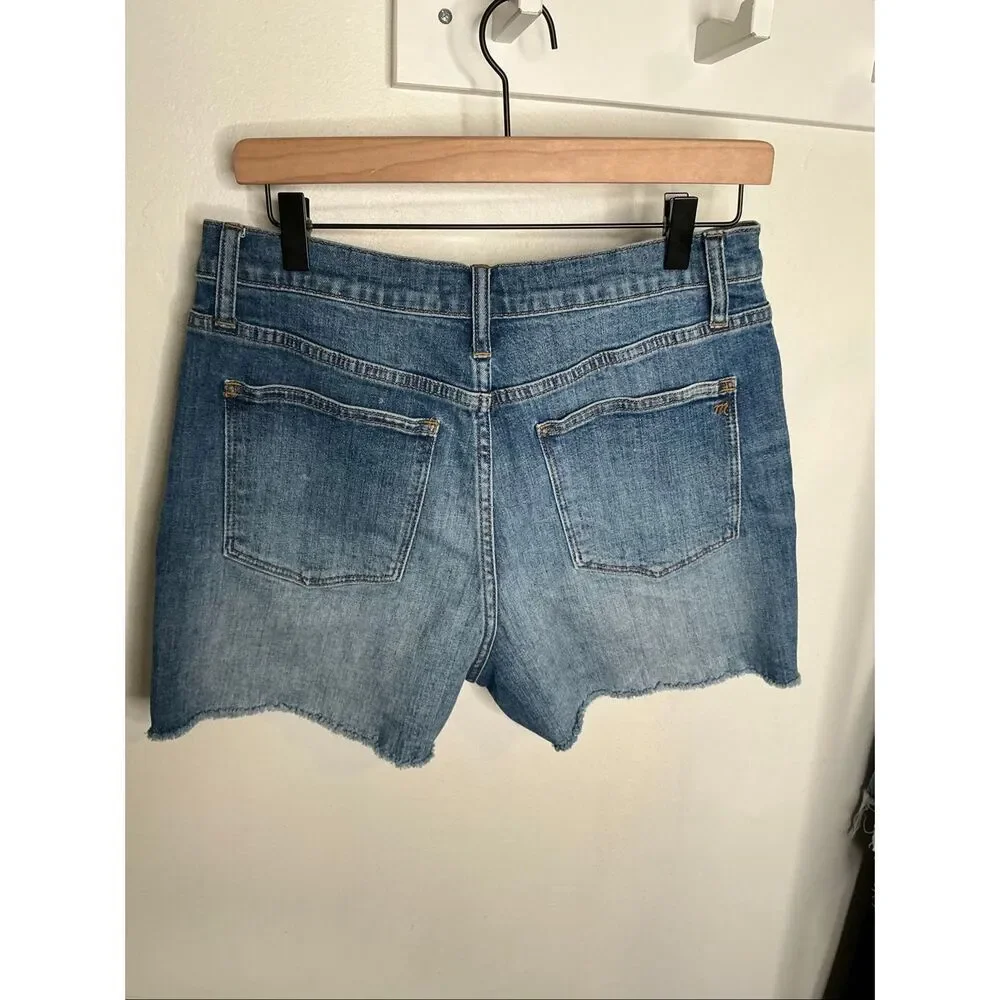 Madewell High Rise Denim Shorts | Blue in 29